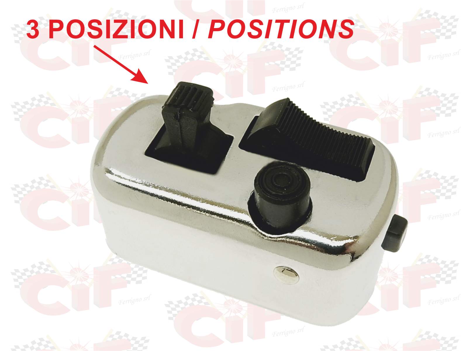COMMUTATORE LUCI DEVIOLUCI VESPA 90-PRIMAVERA 125 -GTR-TS-SUPER-SPRINT 150 -RALLY 180 RIF. 092041