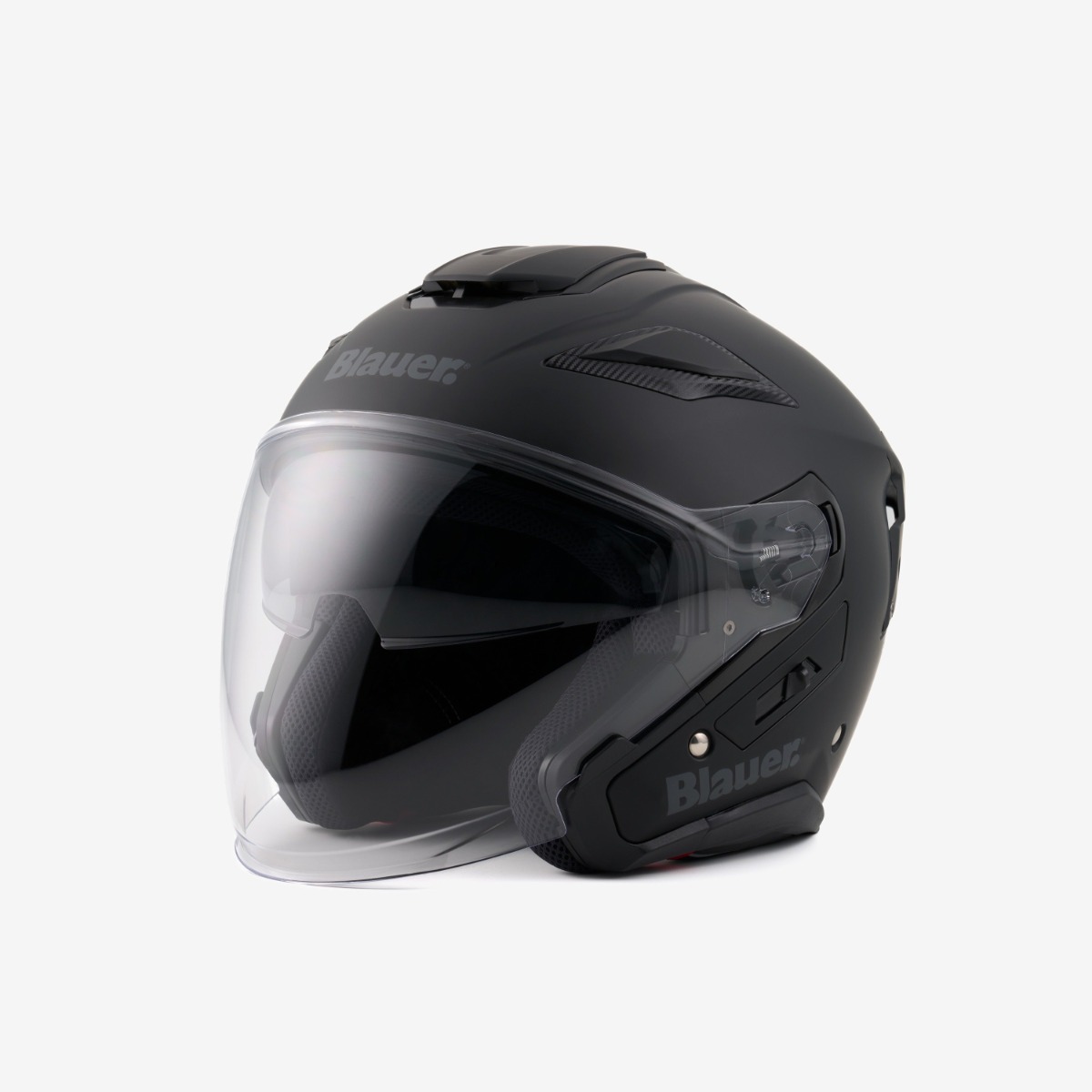 Casque Moto Jet Blauer POD 06 - Couleur Gris Titane/noir/orange Mat - Homologué ECE2206 - Neuf Avec étiquettes
