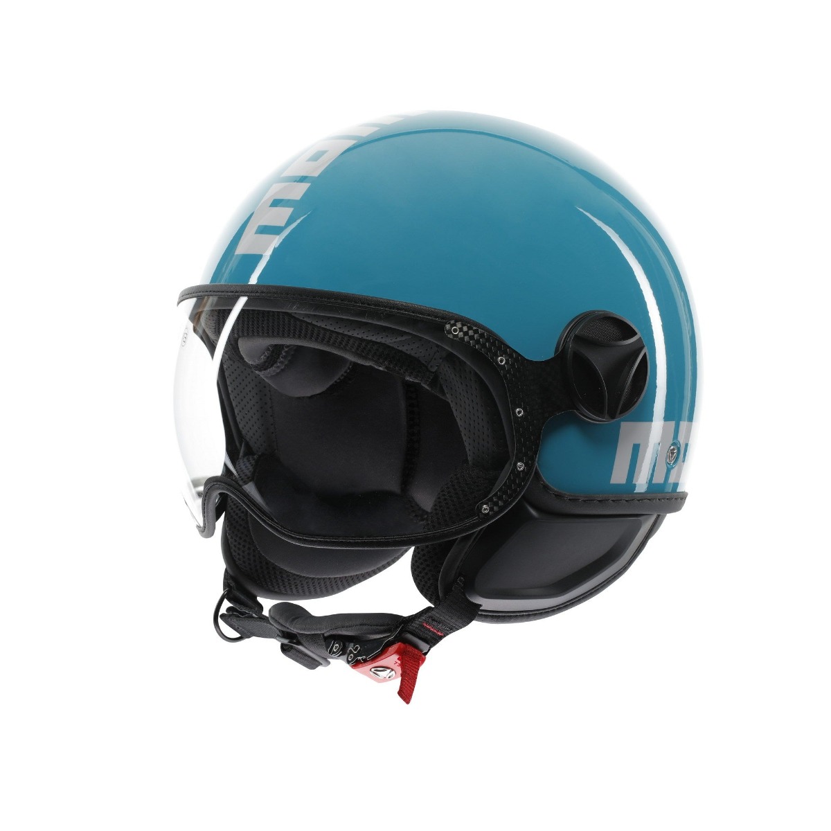 Casco MOMO DESIGN FGTR Classic E2206 Jet Candy Lake Blue Lago/white 016