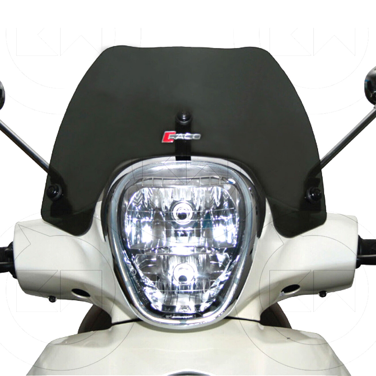 CUPOLINO FACO FUME' PIAGGIO BEVERLY 300 400 EURO5 ('21-'23