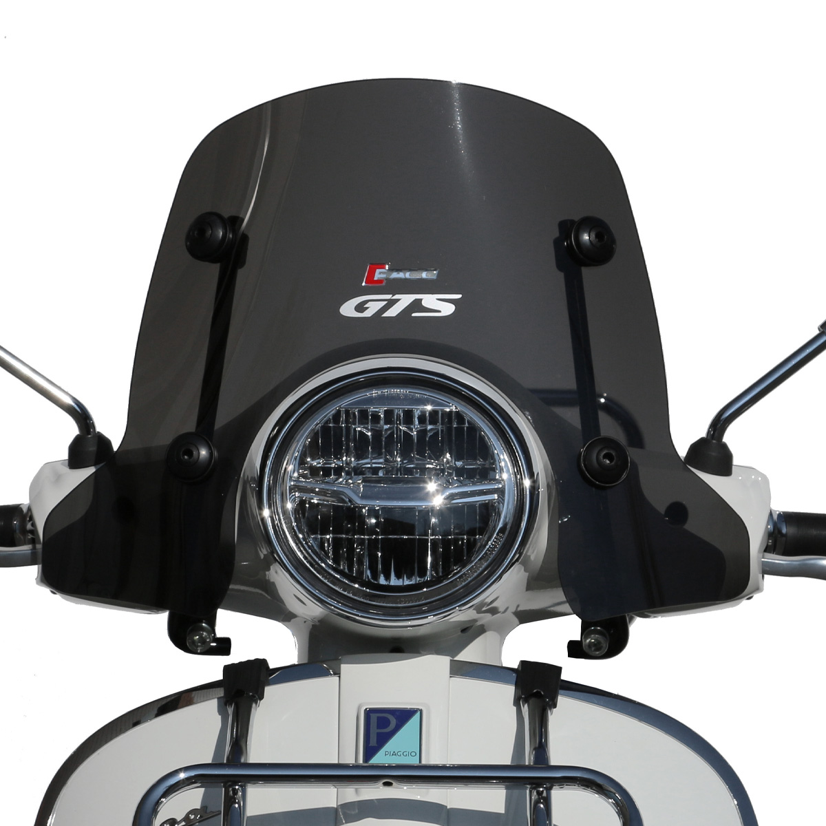 Cupolino Vespa GTS 125 300 2023 Basso fumè scuro spoiler Faco