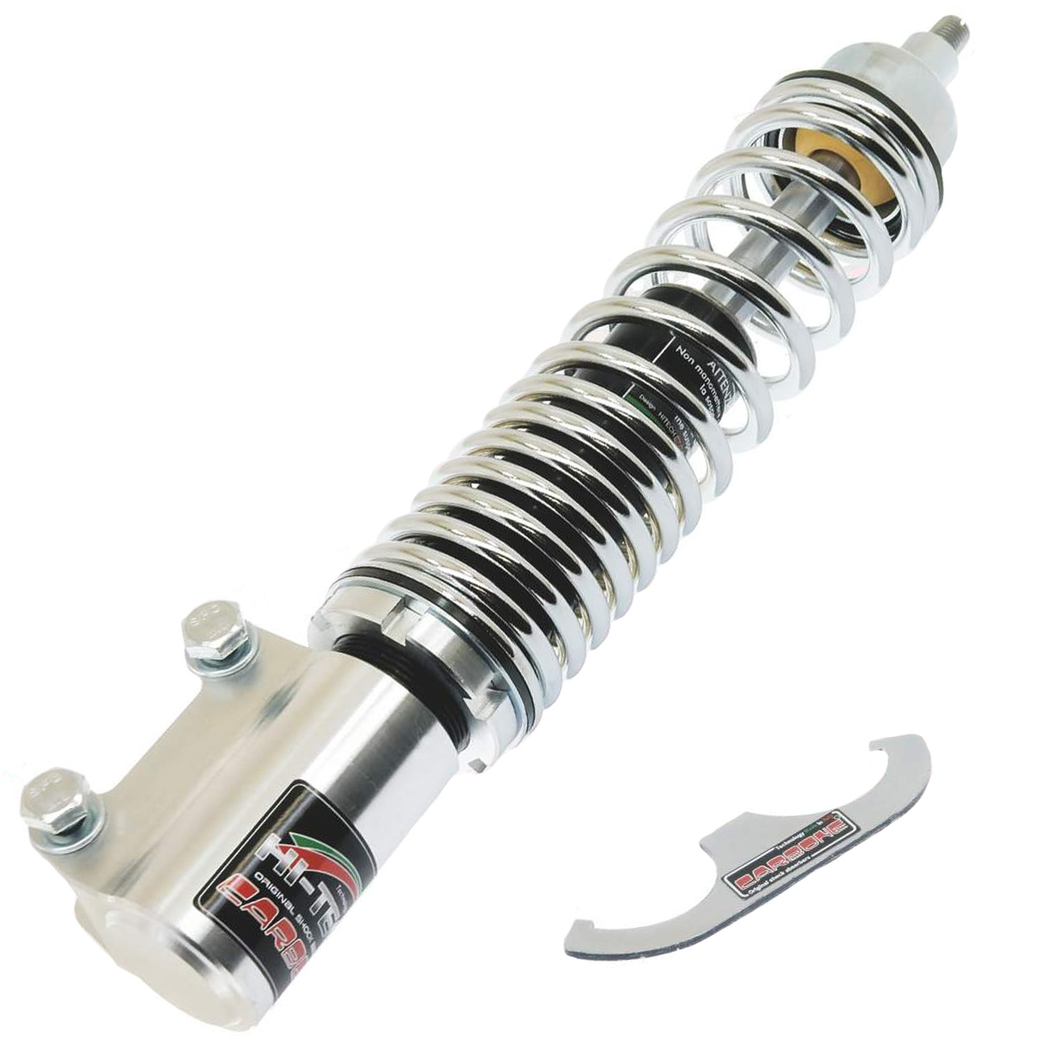 Ammortizzatore Anteriore Carbone HI-TECH Regolabile cromato Vespa GTS 125 300 2022-23