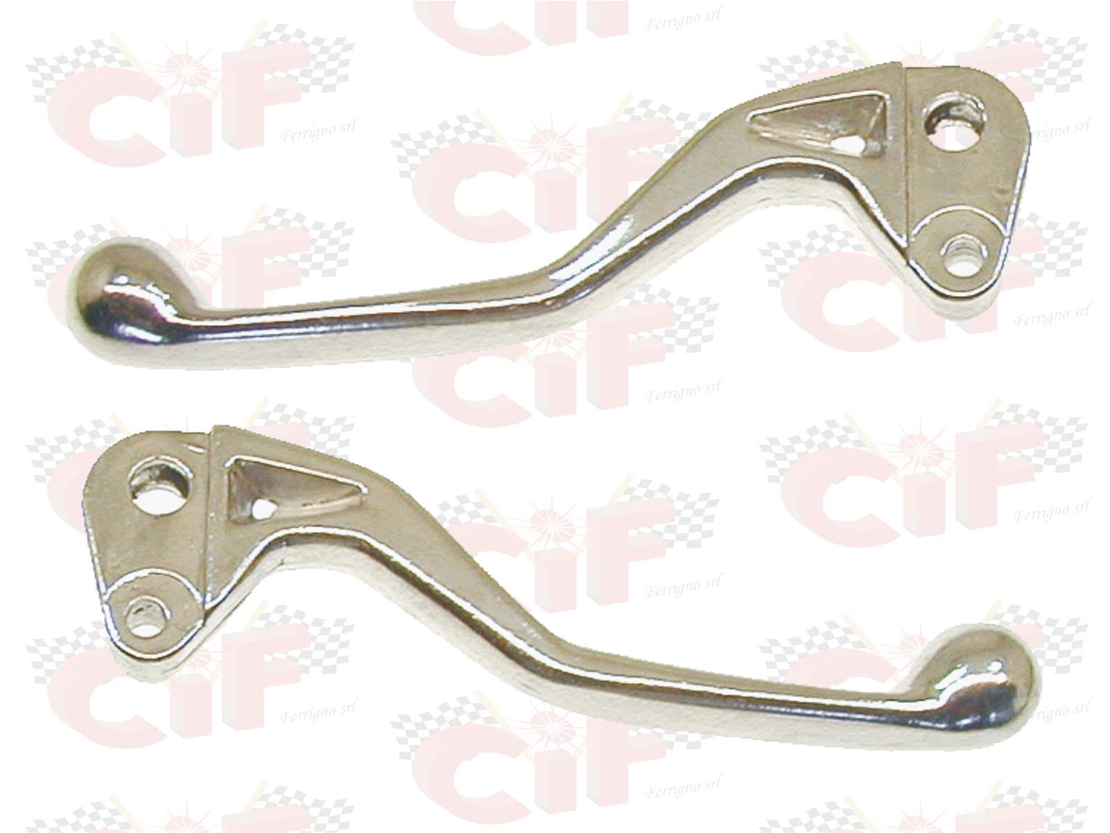 COPPIA LEVE CROMATE IN ALLUMINIO VESPA PK 50 - PK FL