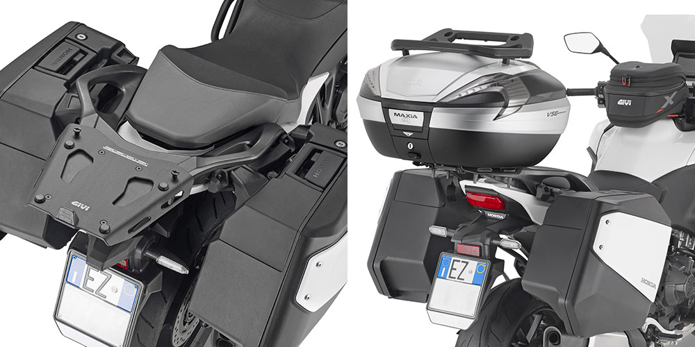 GIVI SRA1172 PIASTRA IN ALLUMINIO NERO PER BAULETTO MONOKEY HONDA NT1100 2022