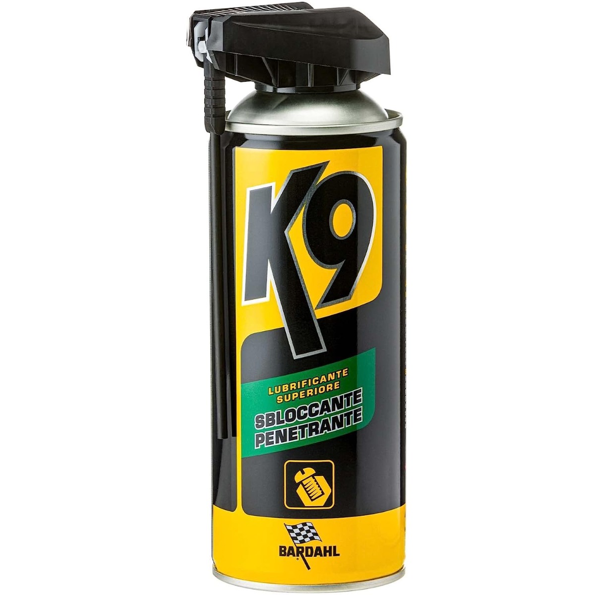 Bardahl K9 638 - Lubrificante Spray Secco Superiore, PTFE Spray Secco  Penetrante, Spray Lubrificante al PTFE per Legno, Cuoio, Gomme, Plastica,  Vetro e Metallo