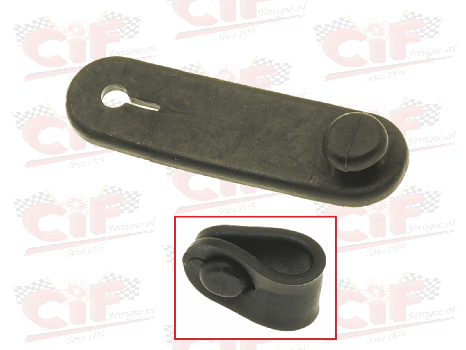 FASCETTA IN GOMMA FERMA CAVI AL MANUBRIO CIAO BRAVO BOXER Sì 50 RIF. PIAGGIO 307166