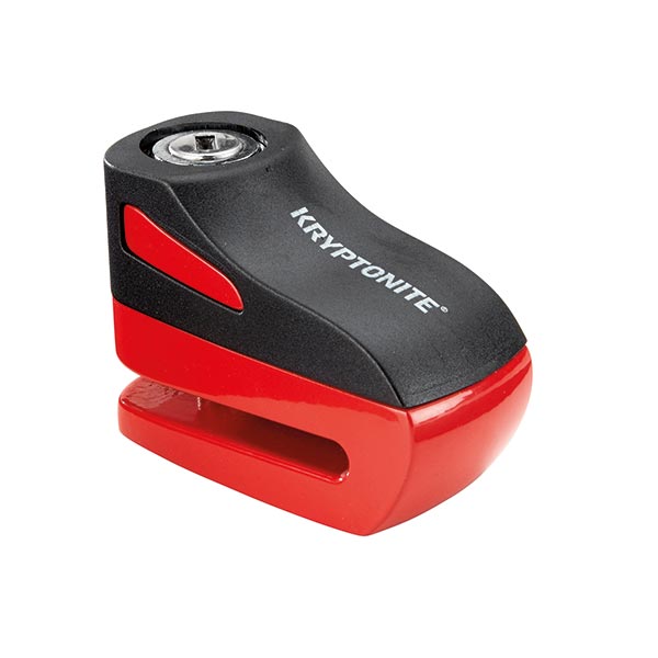 KRYPTONITE BLOCCADISCO KEEPER 5MM ROSSO ANTIFURTO UNIVERSALE MOTO SCOOTER