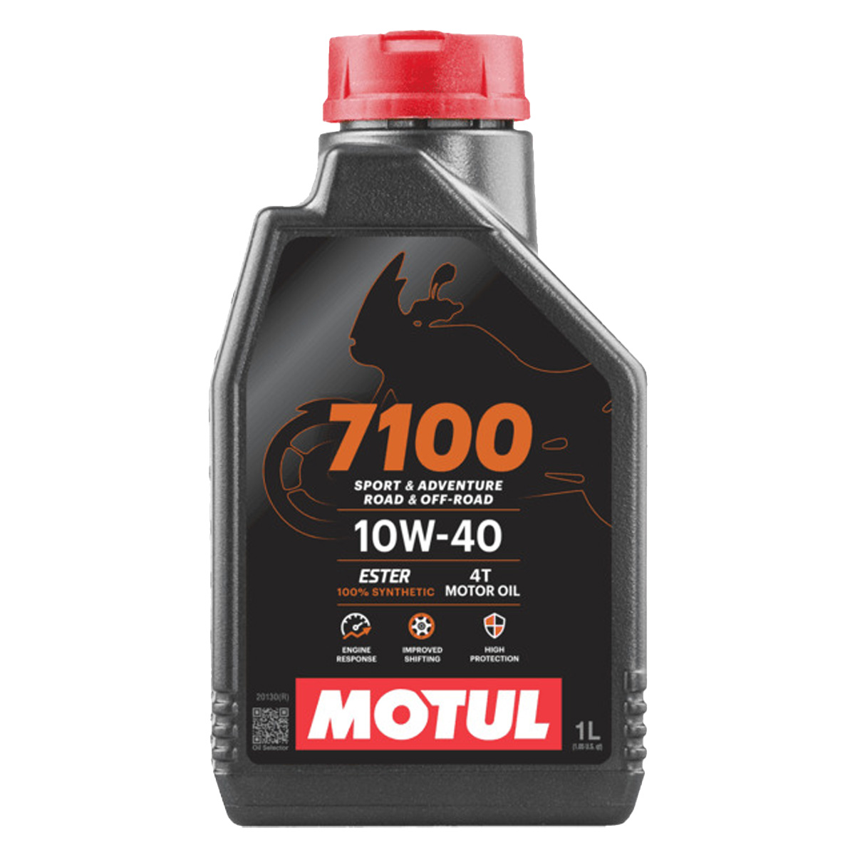 1LT OLIO MOTUL 7100 10w40 MA2 100% SINTETICO MOTO 4T 