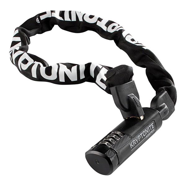 KRYPTONITE KEEPER CATENA CON COMBINAZIONE CM 120 ANTIFURTO UNIVERSALE MOTO SCOOTER