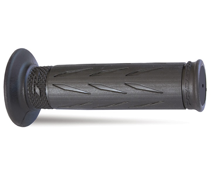 Coppia Manopole PROGRIP Universale Moto Strada 729-102 Singola Densità Nero Chiuse