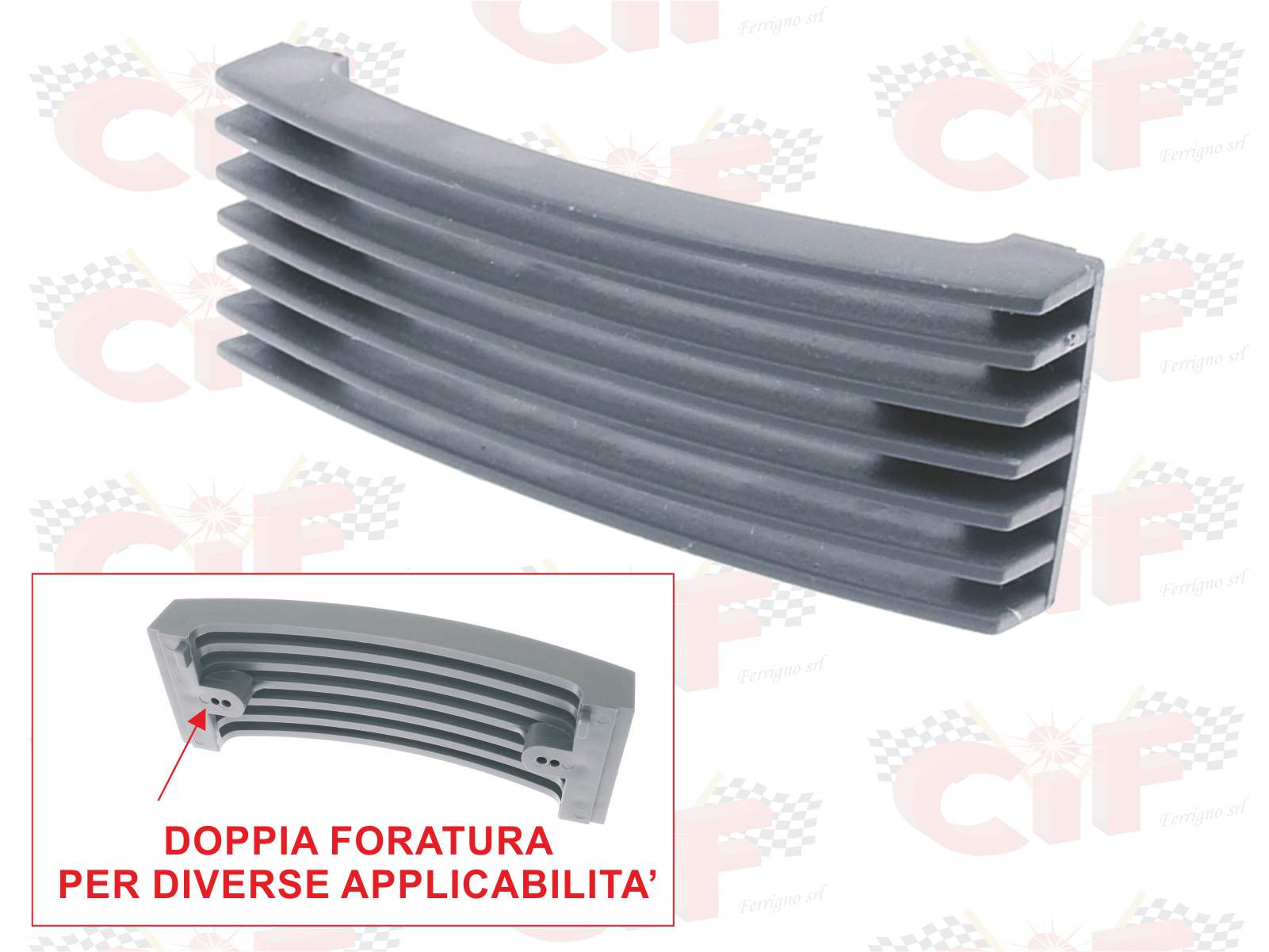 GRIGLIA GRIGIA PER MASCHERINA COPRISTERZO VESPA PX PE ARCOBALENO 564221