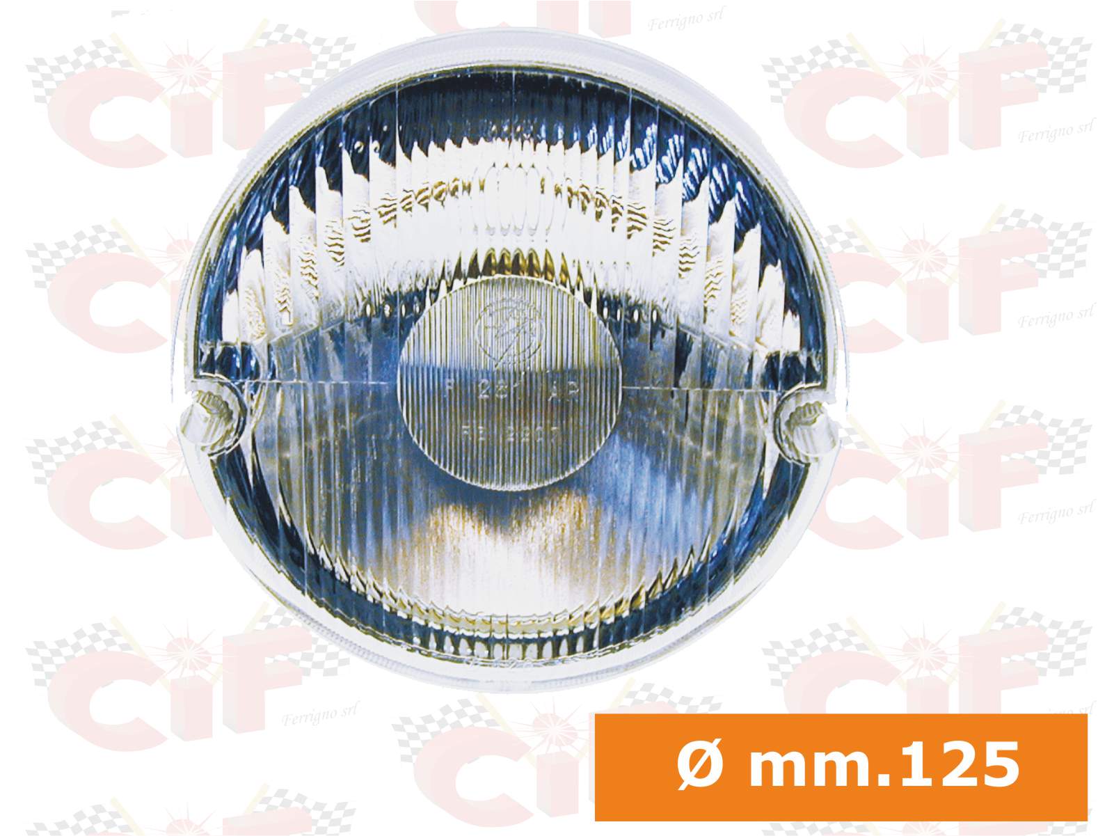 Gruppo Ottico Fanale Faro Ø Mm.125 Piaggio Si'-Si' FL