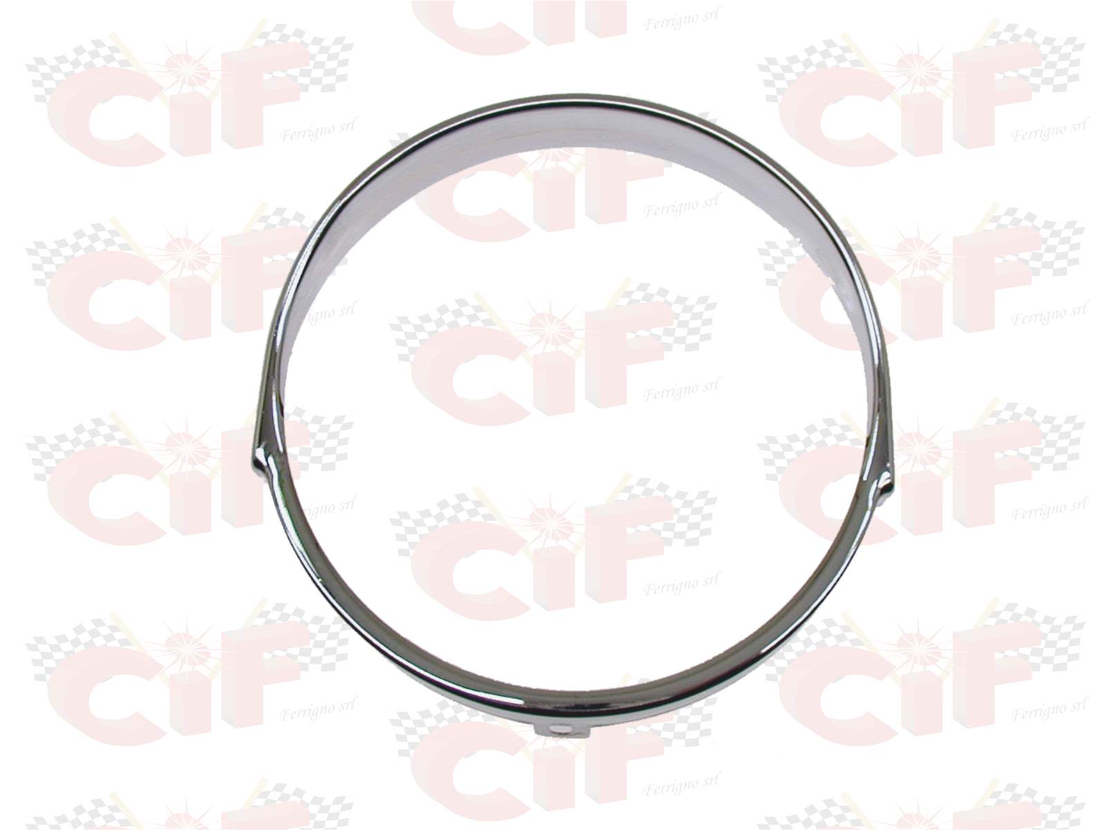 GHIERA FANALE CROMATA PER FANALE ANTERIORE FARO VESPA PK 50 XL