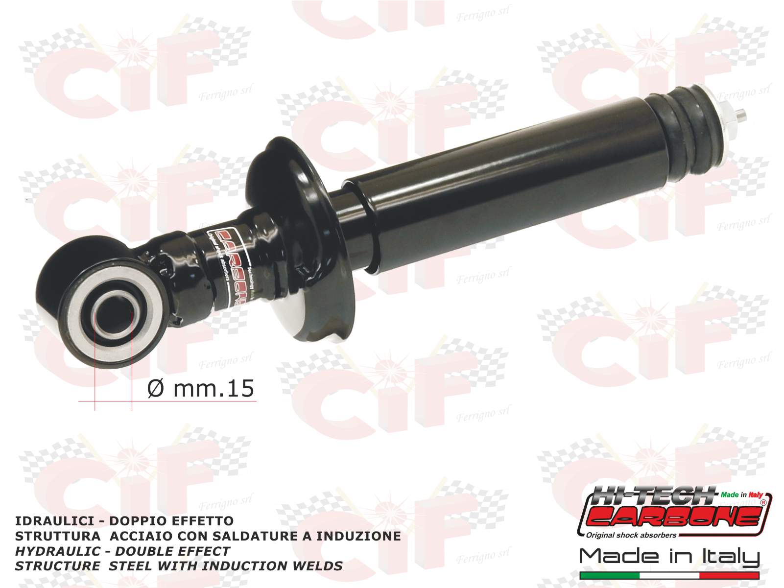 AMMORTIZZATORE ANTERIORE CARBONE APE P50 - TM P FL FL2 FL3 EUROPA MIX 2T APE RST MIX
