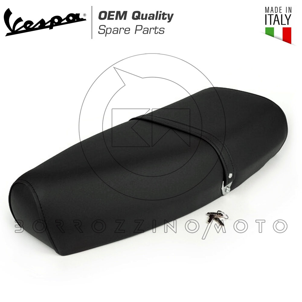 SELLA NERO VESPA PX 125 150 200 - 1998 MILLENIUM MY'98 - TUTTI MODELLI