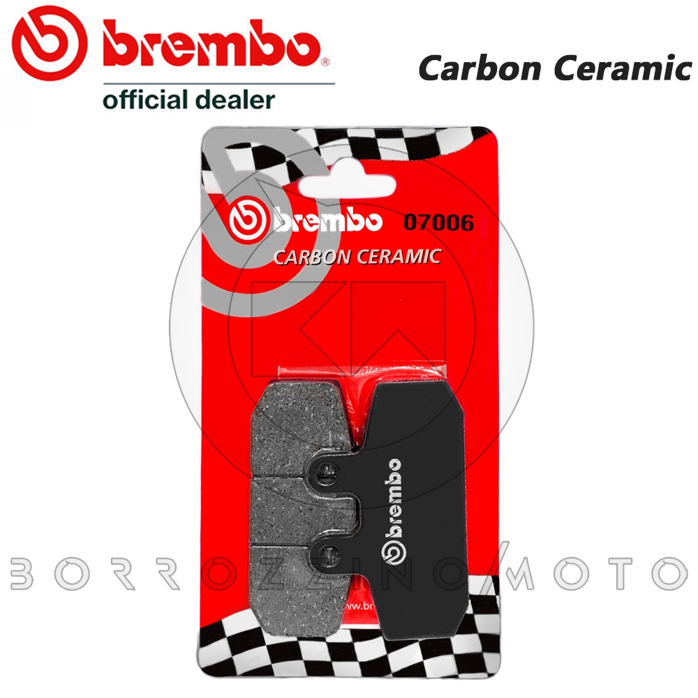 PASTIGLIE FRENO ANTERIORI BREMBO CARBON CERAMIC 07006