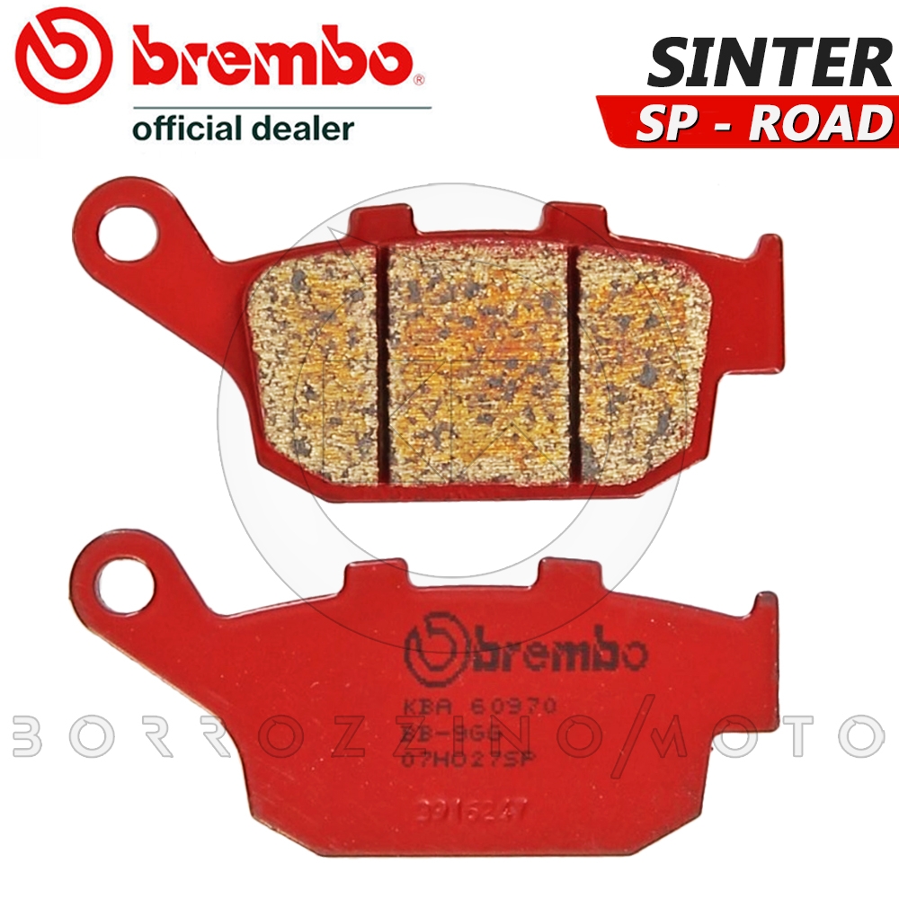 KIT PASTIGLIE FRENO POSTERIORE BREMBO 07HO27SP HONDA TRANSALP 650 700 TRIUMPH Tiger 800