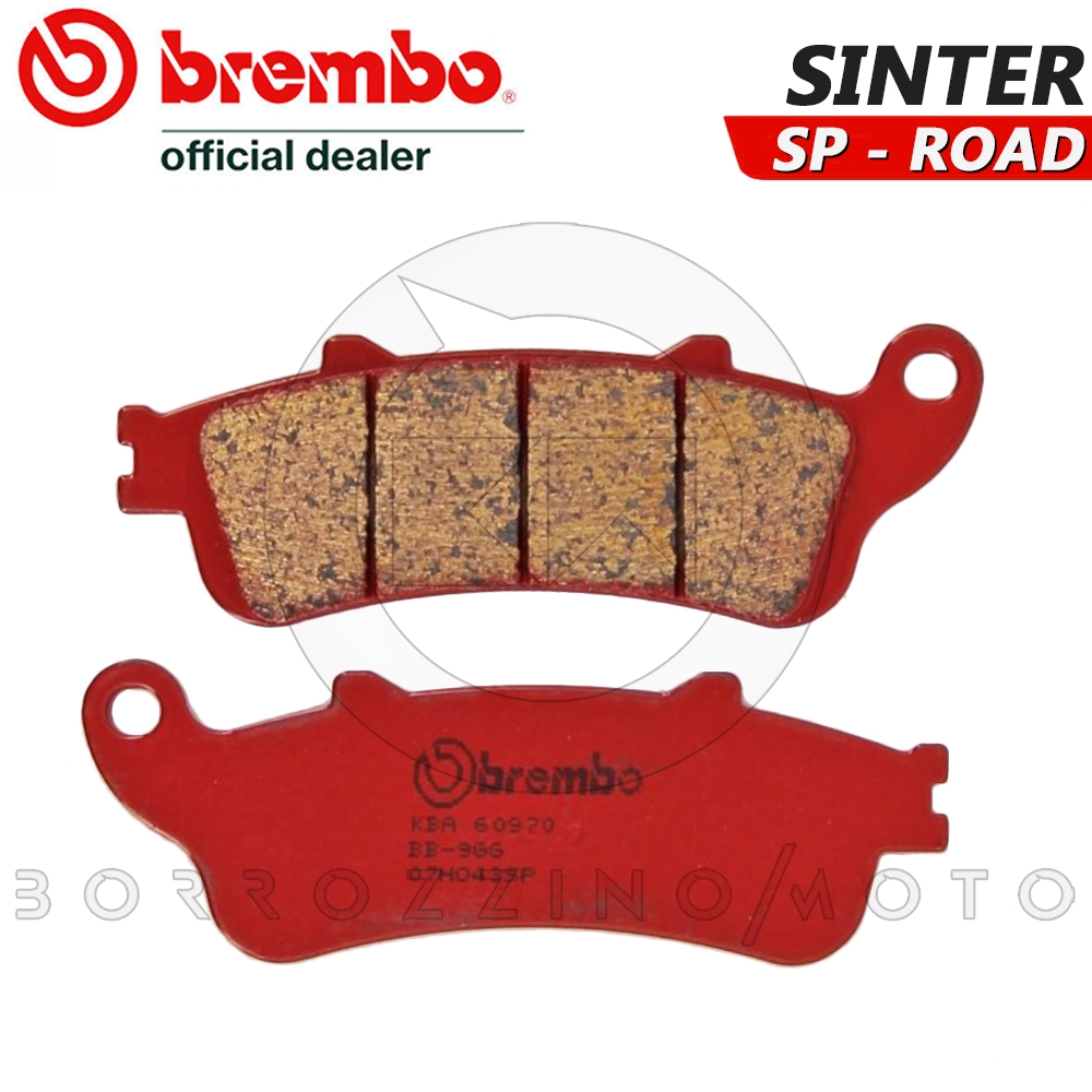 KIT PASTIGLIE FRENO POSTERIORE BREMBO 07HO43SP HONDA VFR VTEC 800 XL VARADERO 1000