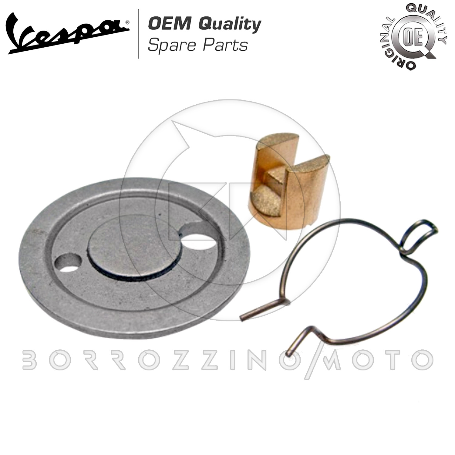 KIT PIATTELLO SPINGIDISCO FRIZIONE VESPA PX 125 150