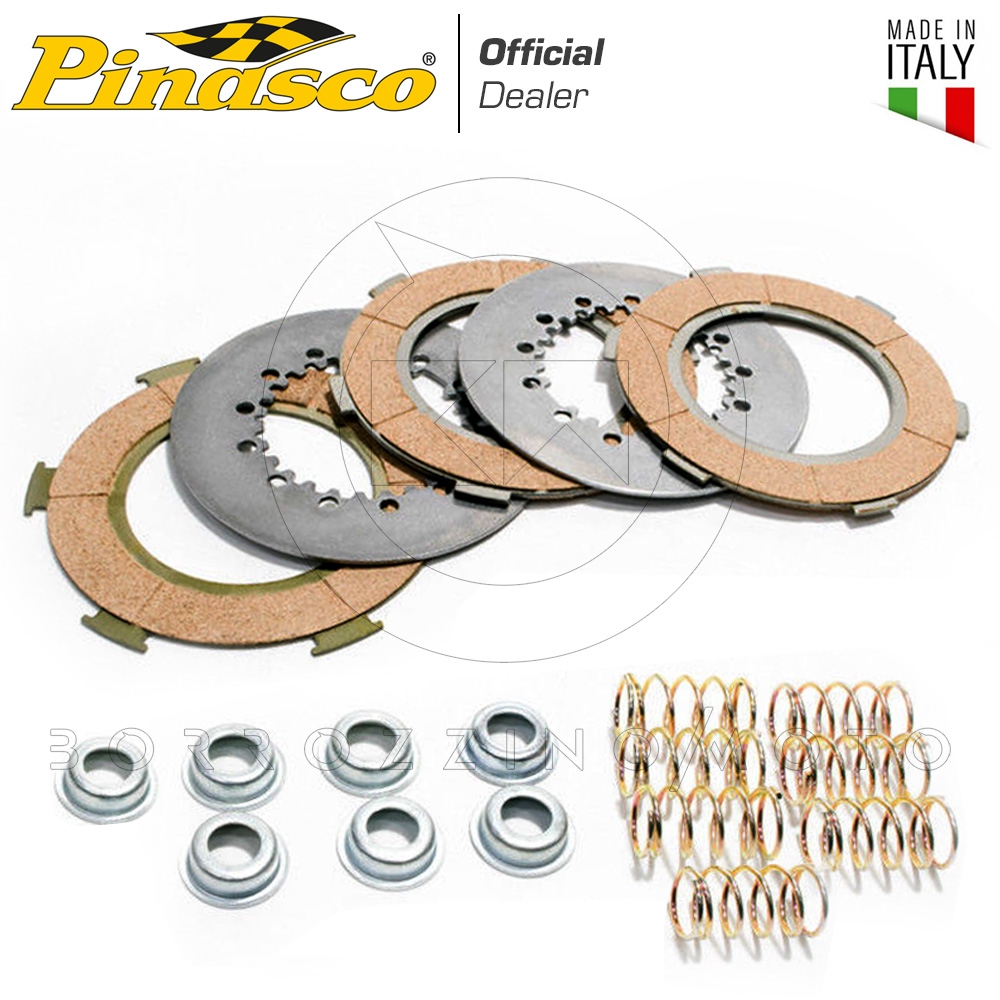 PINASCO DISCHI FRIZIONE + 7 MOLLE RINFORZATE VESPA PX PE 200