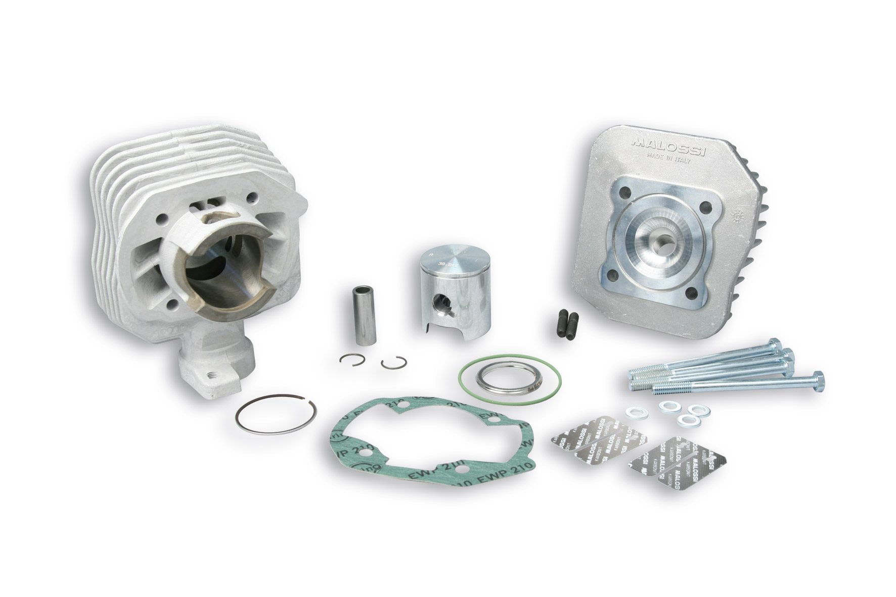 3112904 MALOSSI GRUPPO TERMICO 50 CC  ALLUMINIO SP.Ø 12  MHR REP.