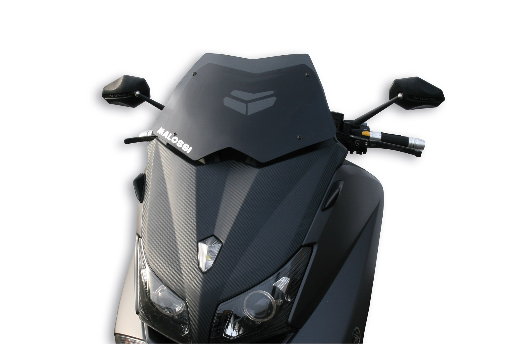 4516328 MALOSSI MHR SCREEN CUPOLINO FUMÉ SCURO YAMAHA TMAX 530 IE 2012-2016