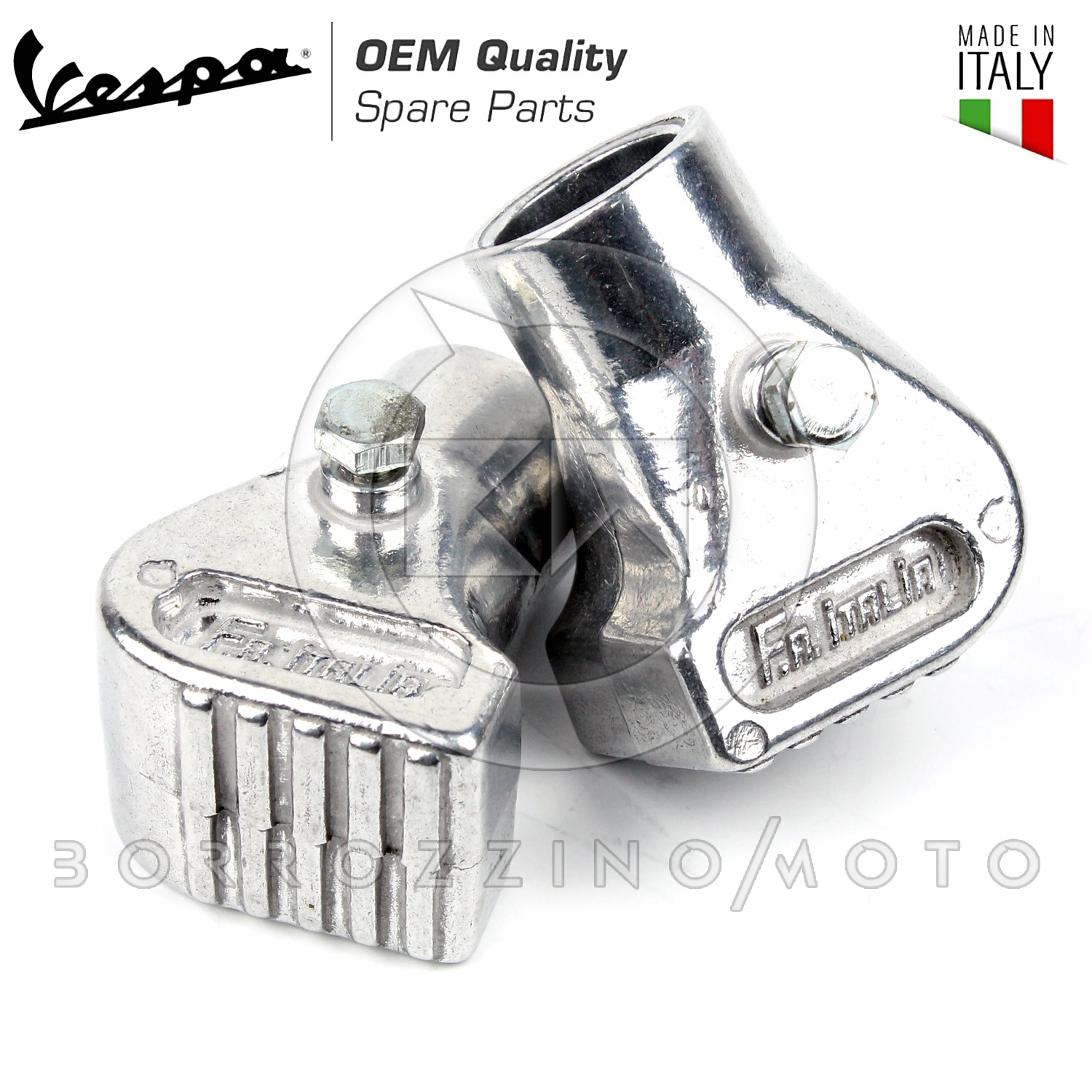 Area1 Set di specchietti per moto/Marchio di Omologazione E / 2xM10 destro, 2xM8 destro, 1xM10 sinistro, 1xM8 sinistro/adatto per CBF 600, CBF F Hornet 600, CBF N600, CBF 500 (V8