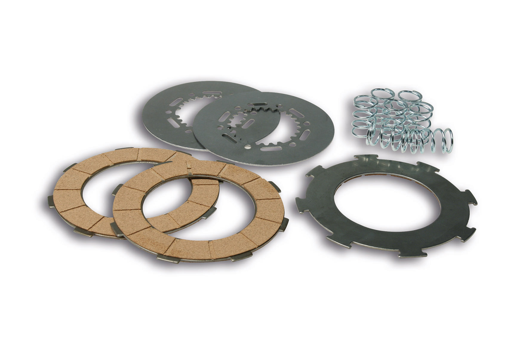 MALOSSI 5216511 SERIE DISCHI FRIZIONE (7 molle) VESPA COSA 125 150 200-PX 200 E ARCOBALENO