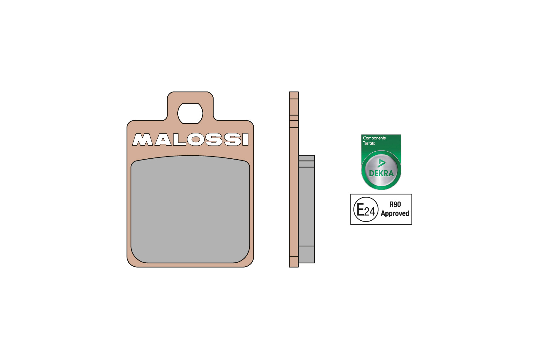 6215006BS MALOSSI PASTIGLIE FRENO ANTERIORE BRAKE PADS MHR SYNT OMOLOGATE VESPA ET4 150 4T