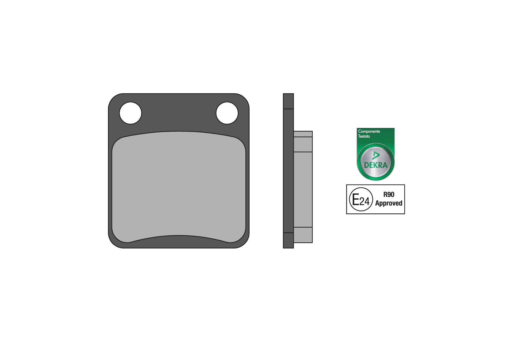 6215045BB MALOSSI PASTIGLIE FRENO ANTERIORE BRAKE PADS OMOLOGATE HONDA SILVER WING 400 4T LC