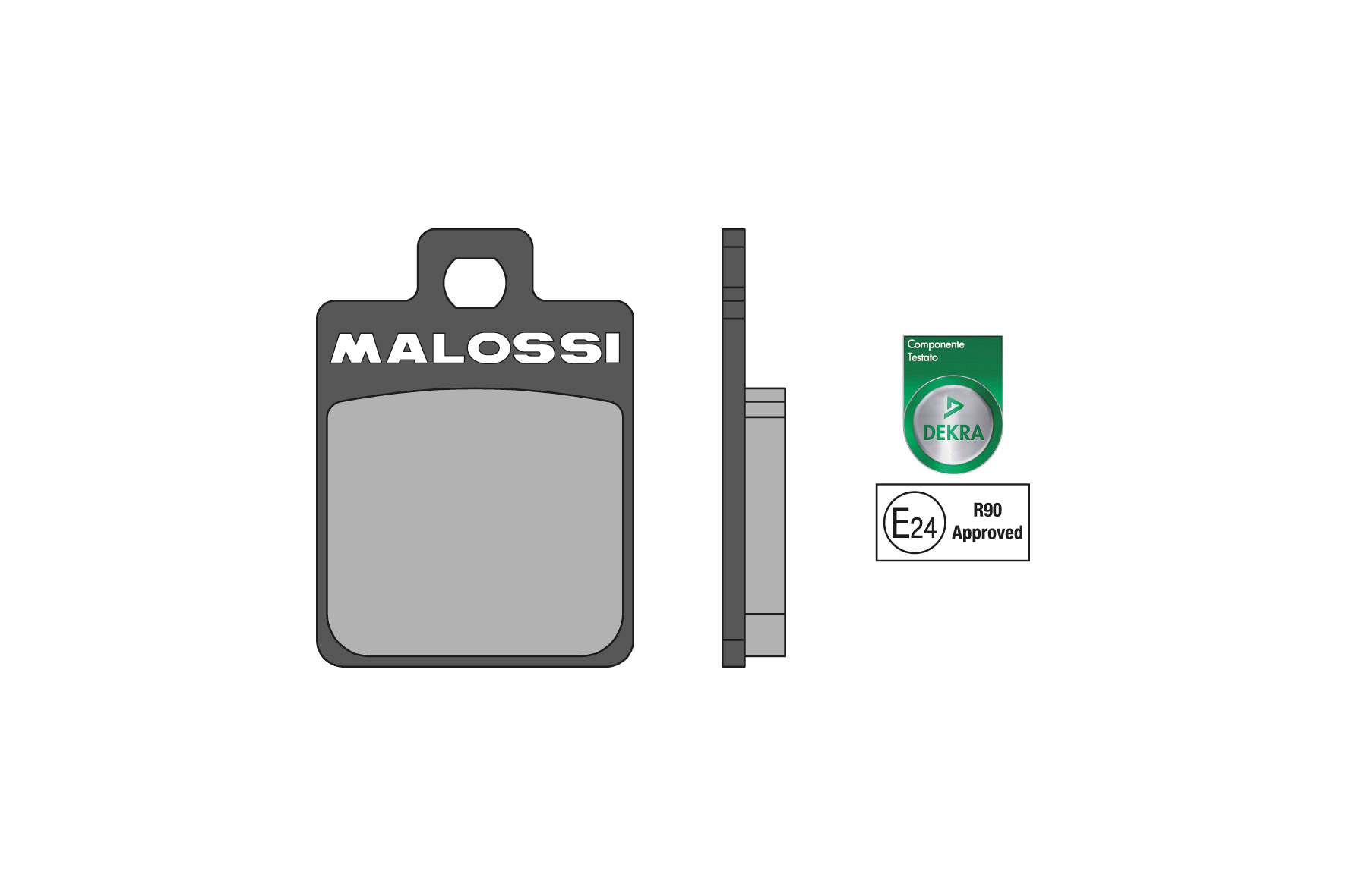 6215006BB MALOSSI PASTIGLIE FRENO ANTERIORE BRAKE PADS OMOLOGATE PIAGGIO MP3 125 4T LC euro 3