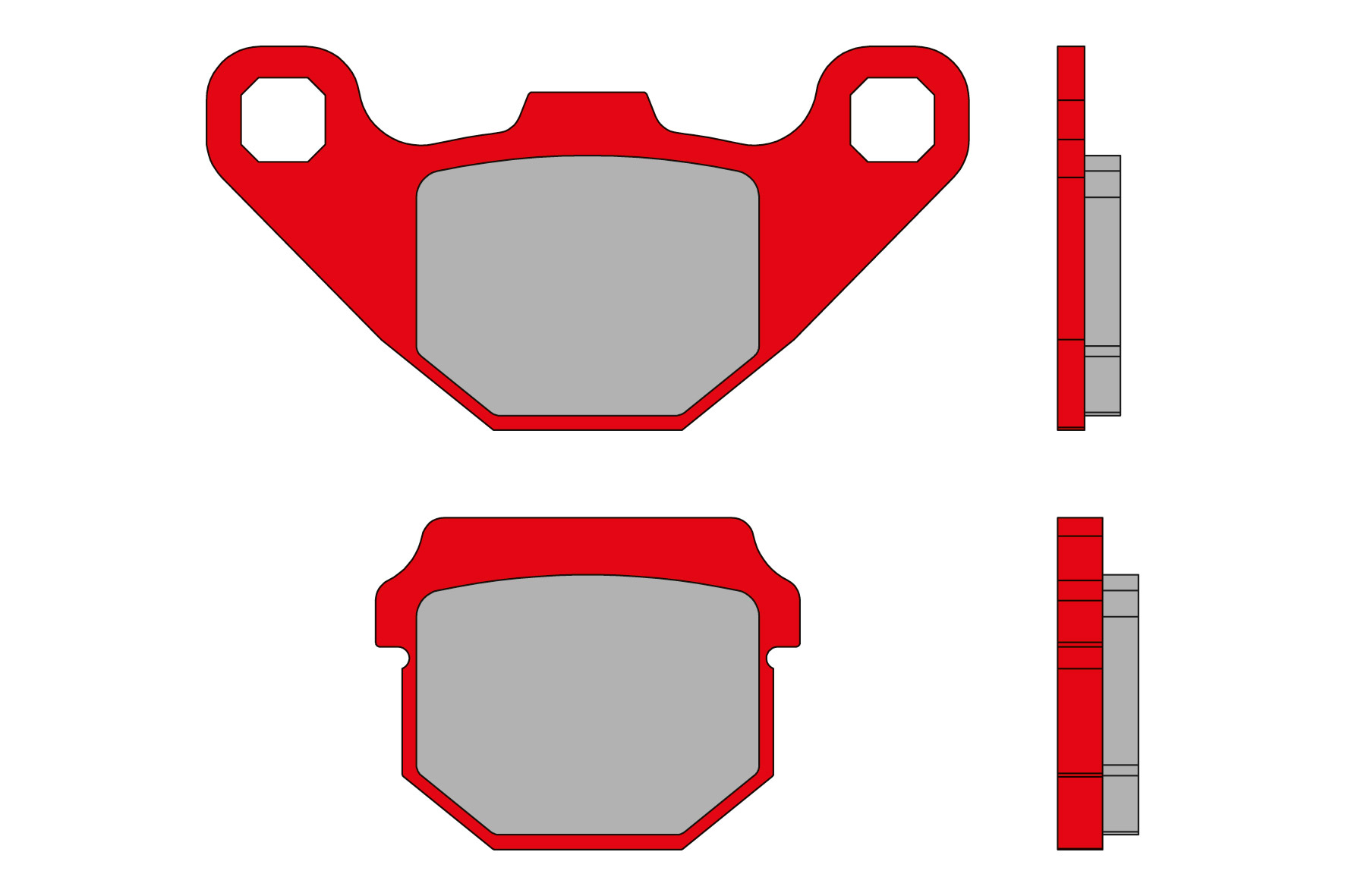 6215059BR MALOSSI PASTIGLIE FRENO ANTERIORE BRAKE PADS MHR PIAGGIO NRG Power Purejet 50 2T LC