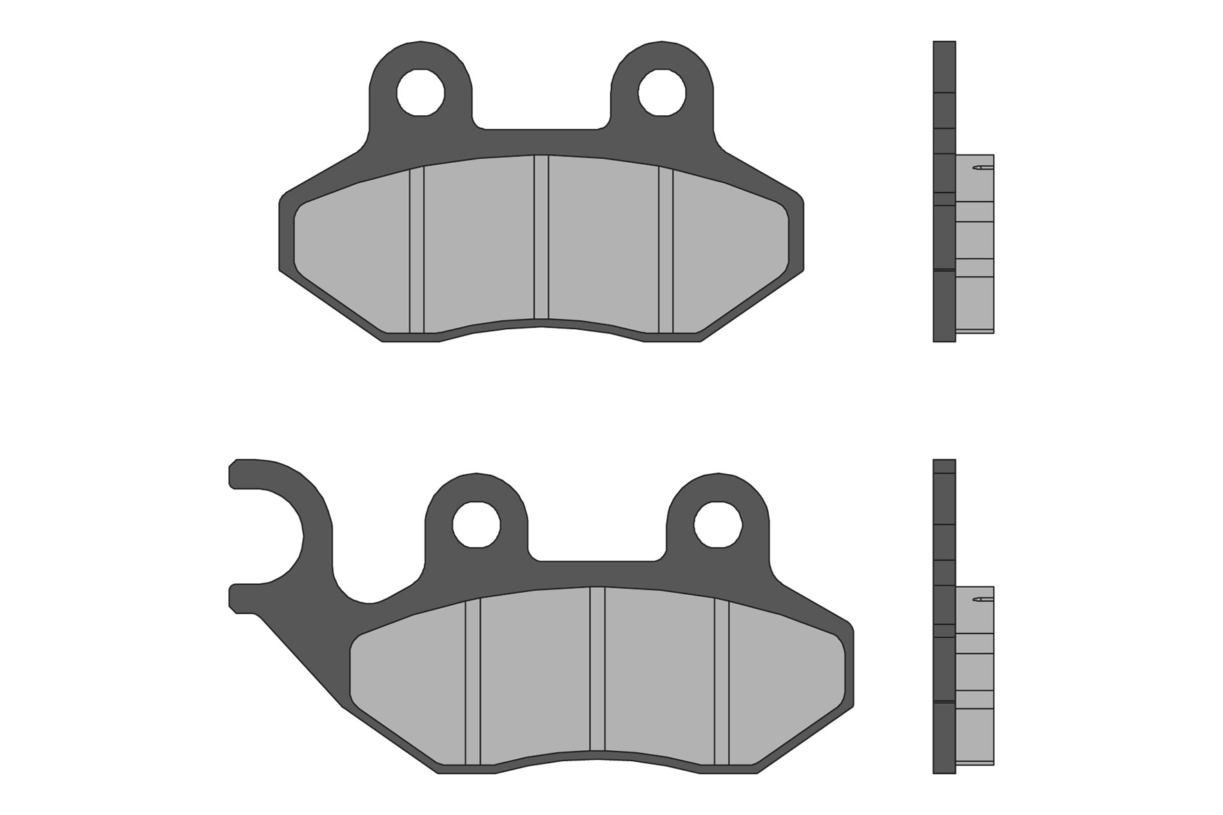 6215856BB MALOSSI PASTIGLIE FRENO ANTERIORE BRAKE PADS SYM SYMPHONY 50 4T euro 2