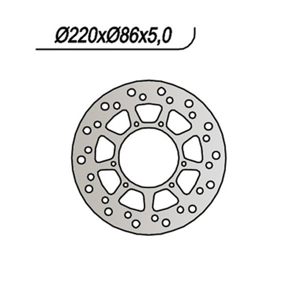 DISCO FRENO POSTERIORE NG 059 YAMAHA XT E 600 1995-2003