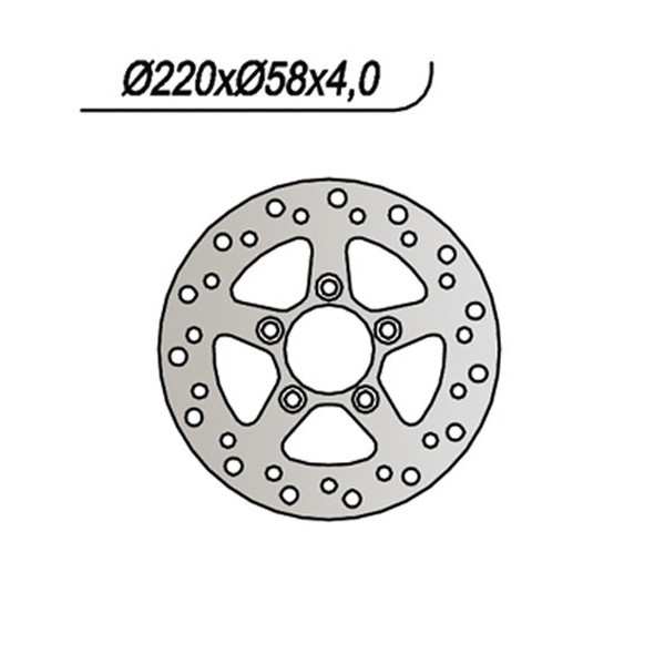 DISCO FRENO ANTERIORE NG 086 KYMCO BET & WIN 125 2000-2002