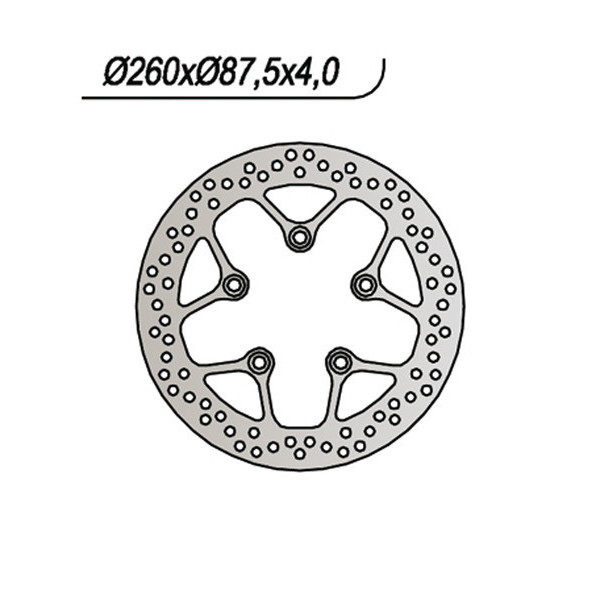 DISCO FRENO ANTERIORE NG 1093 KYMCO PEOPLE S 200 2005-2007