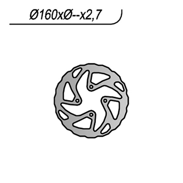DISCO FRENO POSTERIORE NG 1152X WAVE BETAMOTOR EVO 2T 125 2009-2011