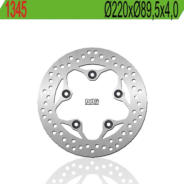 DISCO FRENO ANTERIORE NG 1345 KYMCO LIKE / LX 125 2009-2017