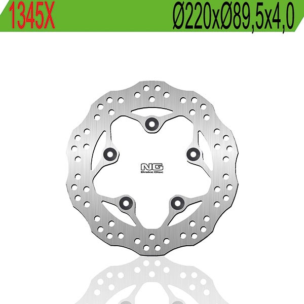 DISCO FRENO ANTERIORE NG 1345X WAVE KYMCO LIKE / LX 125 2009-2017