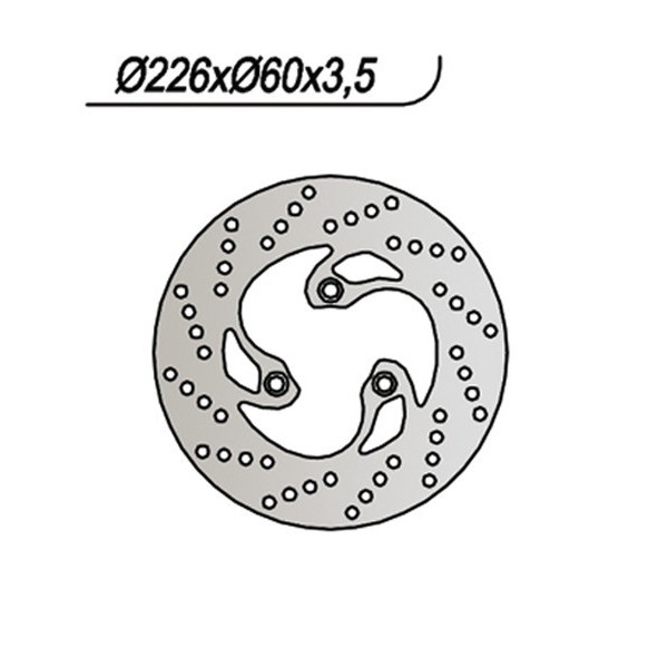 DISCO FRENO ANTERIORE NG 158 KYMCO PEOPLE 2T 50 2000-2003