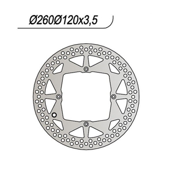 DISCO FRENO ANTERIORE NG 392 HUSQVARNA WR 125 2000-2012
