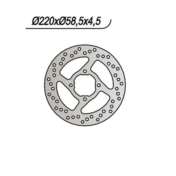 DISCO FRENO POSTERIORE NG 494 YAMAHA YFM R RAPTOR 660 2001-2005
