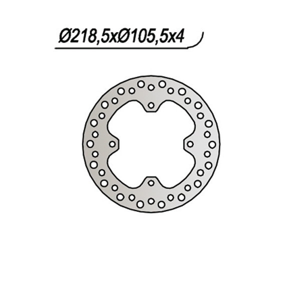 DISCO FRENO POSTERIORE NG 653 POLARIS SPORTSMAN 700 2001-2002