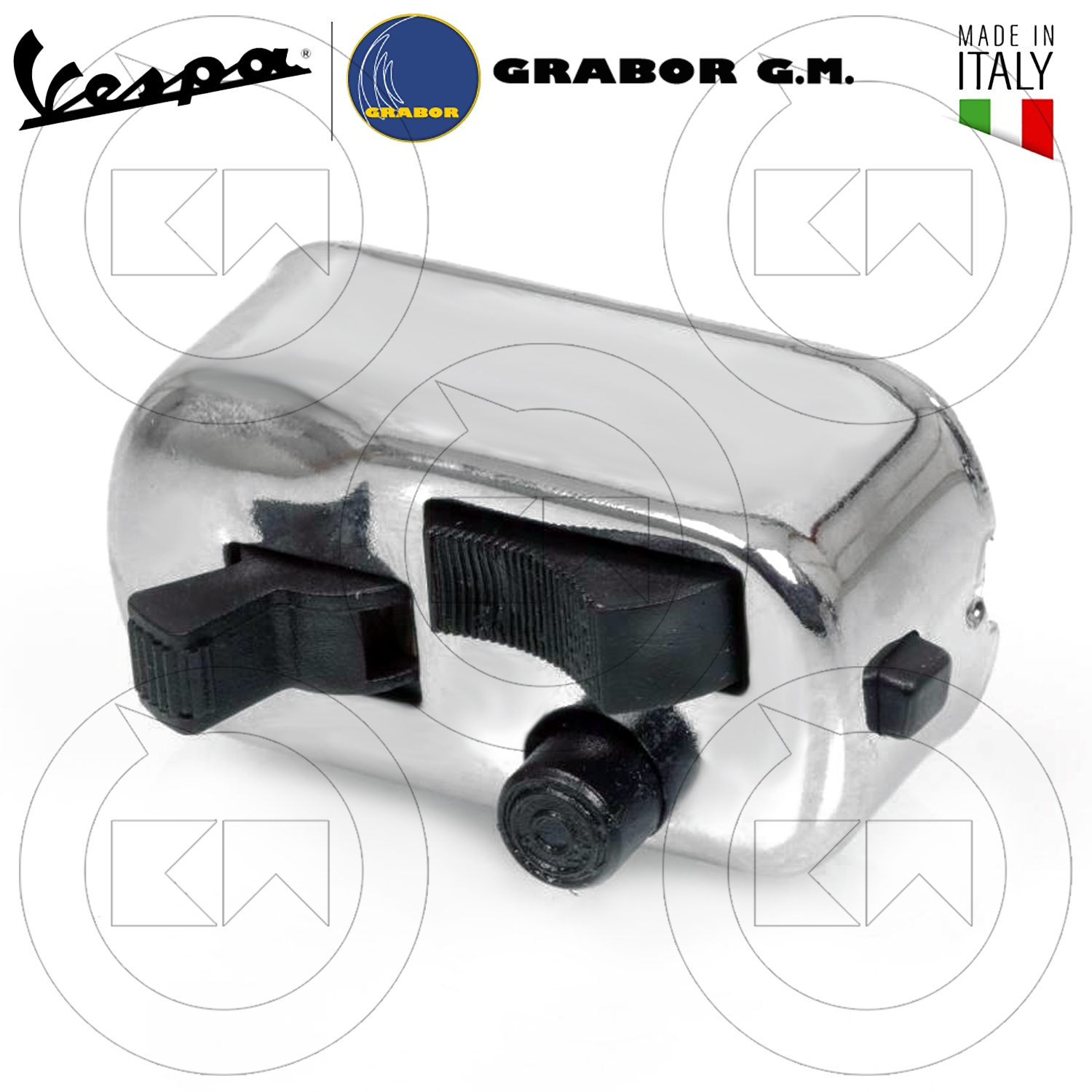 DEVIOLUCI CROMATO VESPA 50 L-R-N FARO TONDO V5A1T