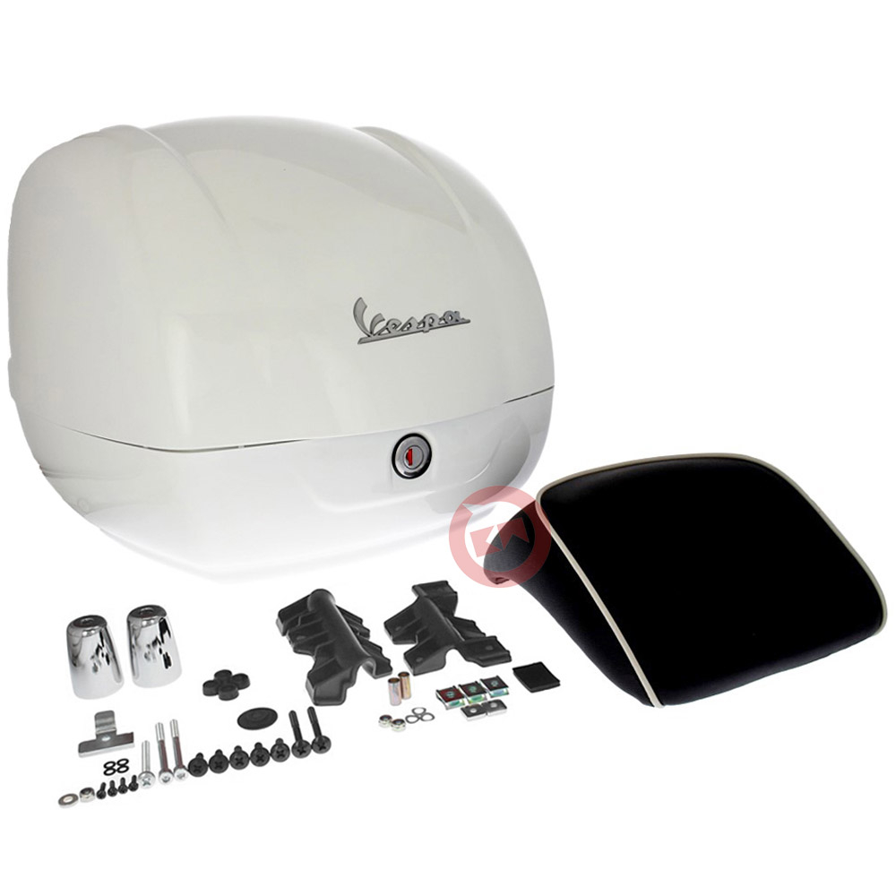 BAULETTO VESPA GTS 42 LT BIANCO 544 ORIGINALE PIAGGIO