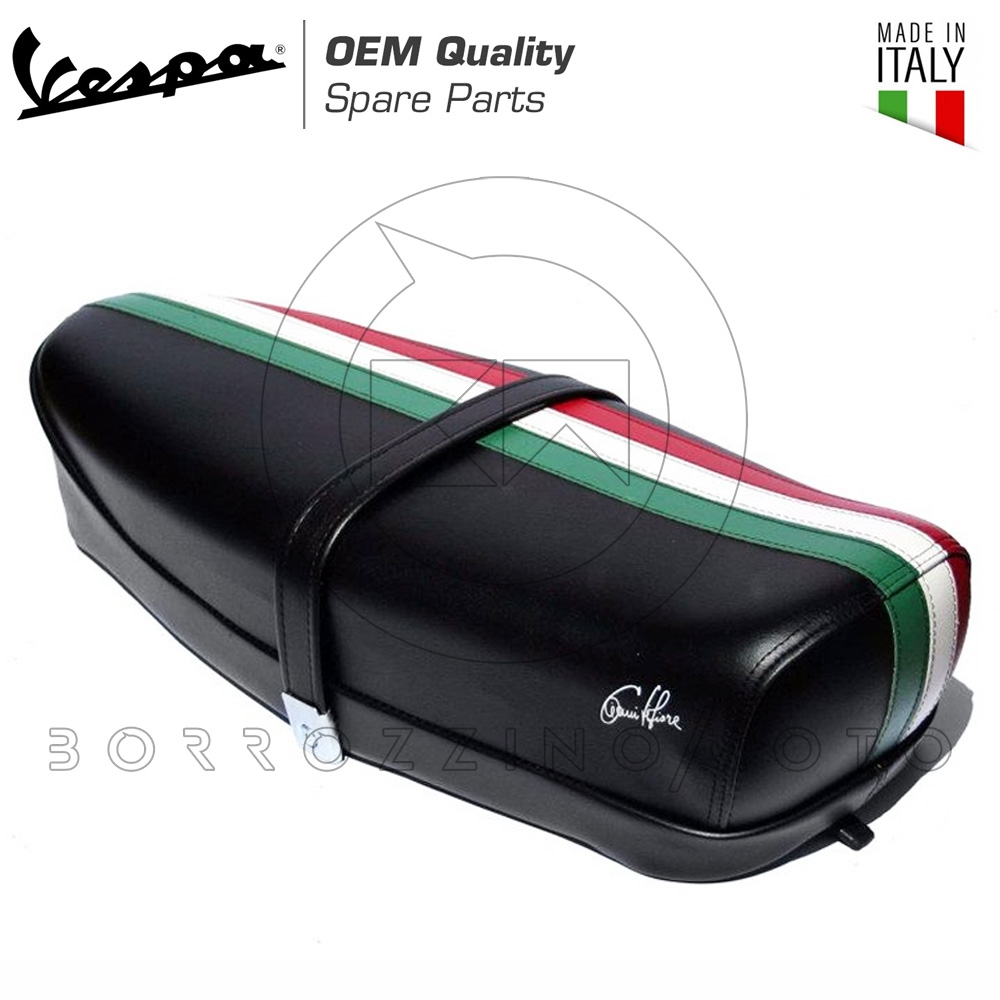 Sella VESPA 50 SPECIAL R L N 125 ET3 con serratura Piaggio Tricolore Italia 