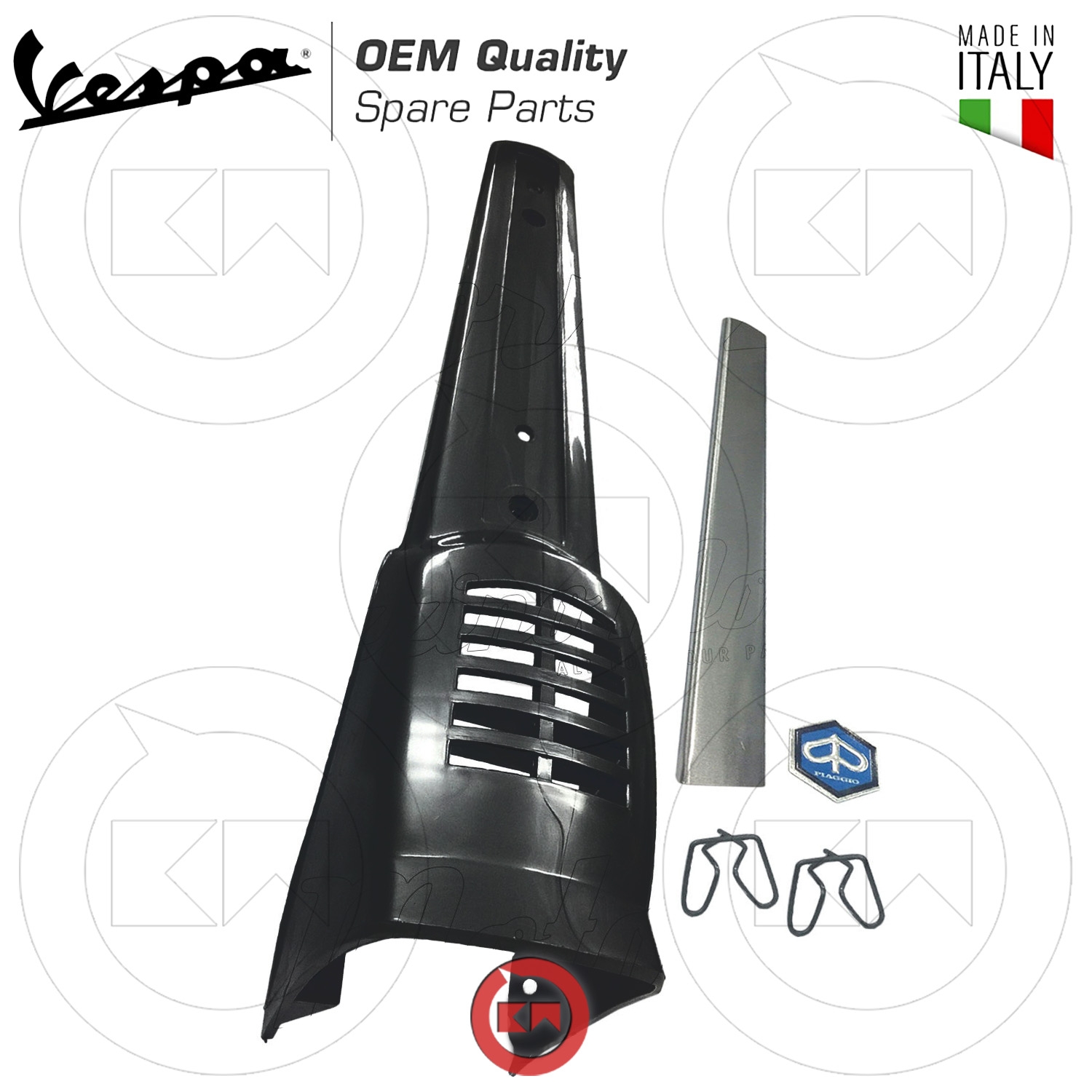 KIT NASELLO NERO COPRI-CLACSON VESPA 50 SPECIAL