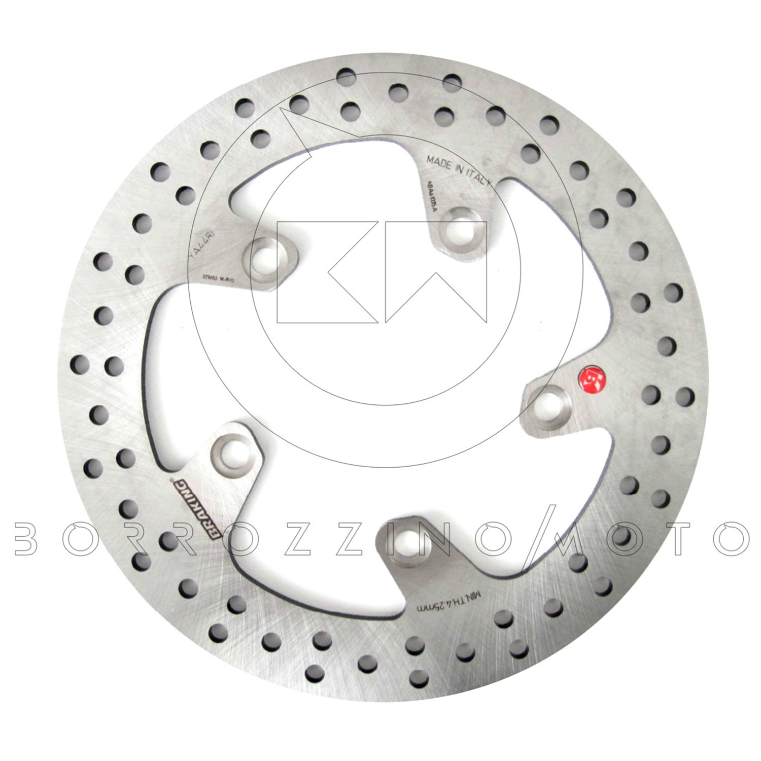 YA08RI DISCO FRENO POSTERIORE BRAKING R-FIX YAMAHA TDM 900 2002-2014