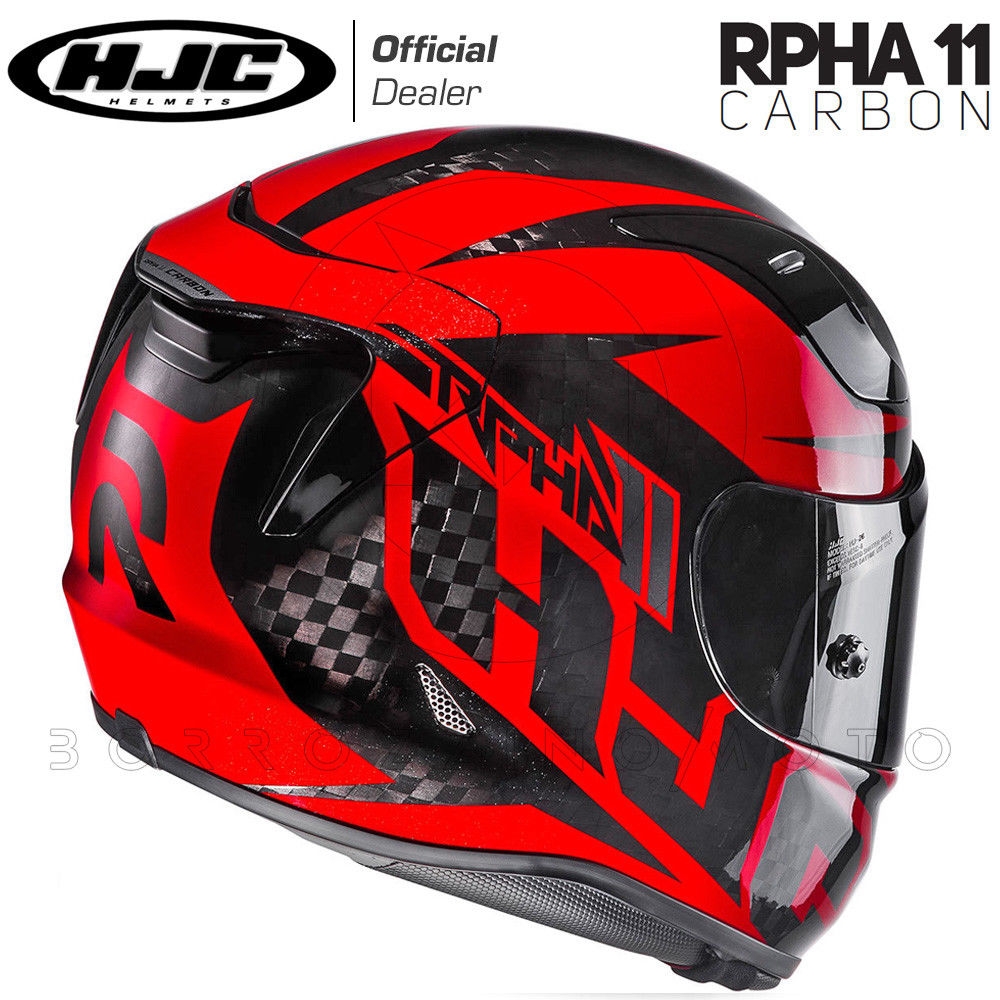 CASCO INTEGRALE HJC RPHA 11 LIGHTNING SAETTA MCQUEEN CARS