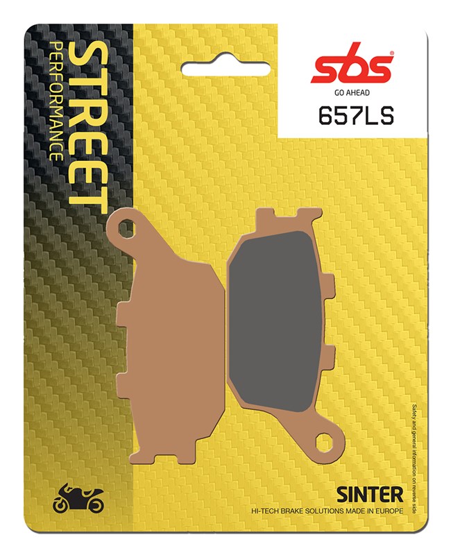 SBS 657LS SINTER PASTIGLIE FRENO POSTERIORE